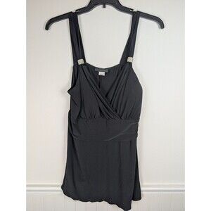 American City West Baby Doll Top Size 2X Resort Wear Built In Cups Y2K Summer